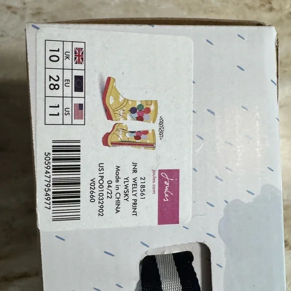Joules Colorful Dalmatian Rain Boots - Picture 2 of 3